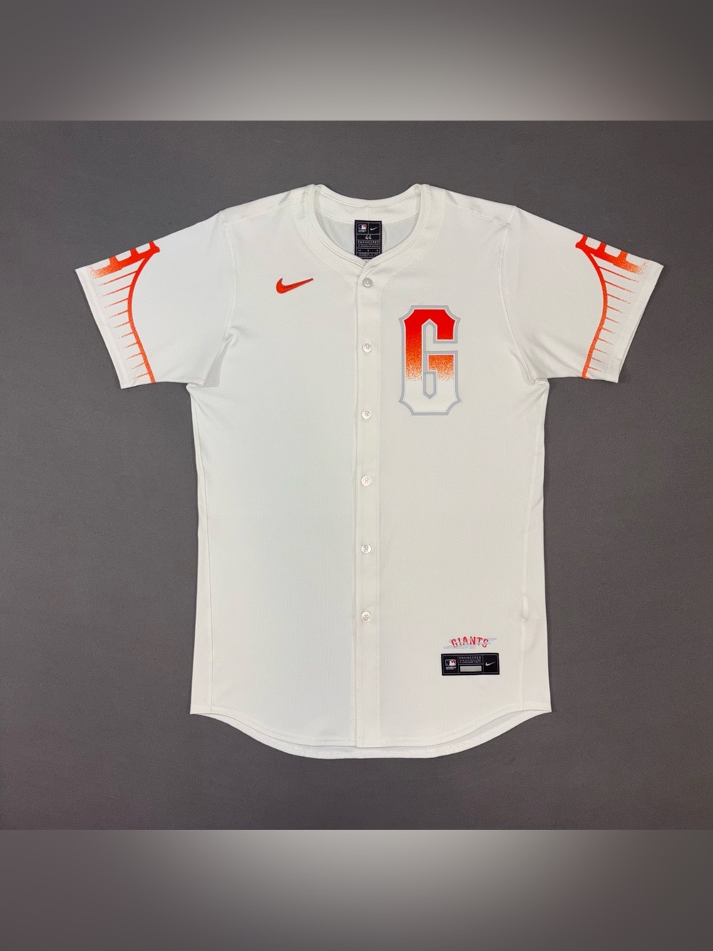 Men’s Nike San Francisco Giants City Connect MLB Authentic Jersey White Size L